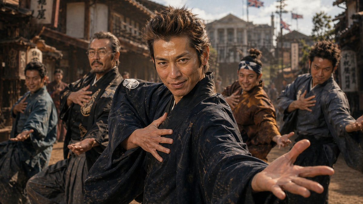 1980 年代日本电影风格分镜脚本 / 1980s Japanese Film Style Storyboard，角色设计，35mm、插画、角色，案例输出图 2