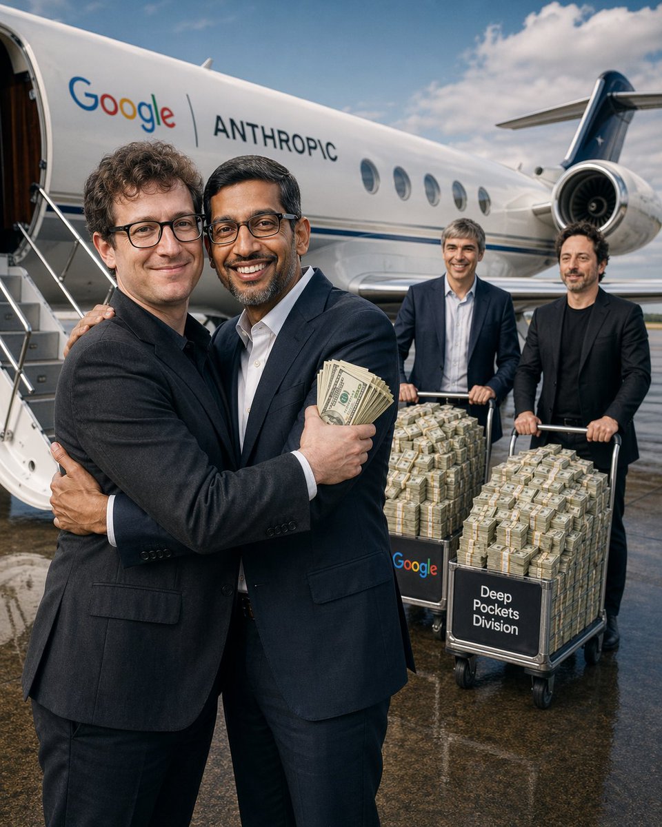 讽刺科技圈金钱喷气机照片 / Satirical Tech Money Jet Photo，人像与摄影，人像、时尚、品牌，案例输出图 1