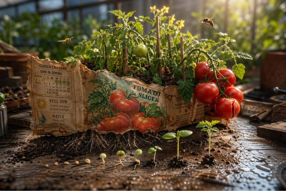 神奇种子包立体模型 / Magical Seed Packet Diorama，海报与插画，海报、插画、产品图，案例输出图 1