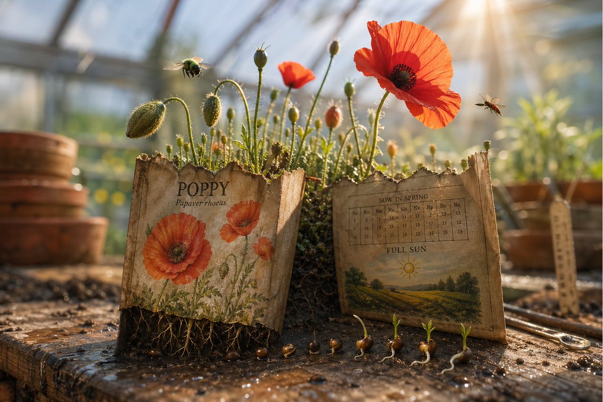 神奇种子包立体模型 / Magical Seed Packet Diorama，海报与插画，海报、插画、产品图，案例输出图 3