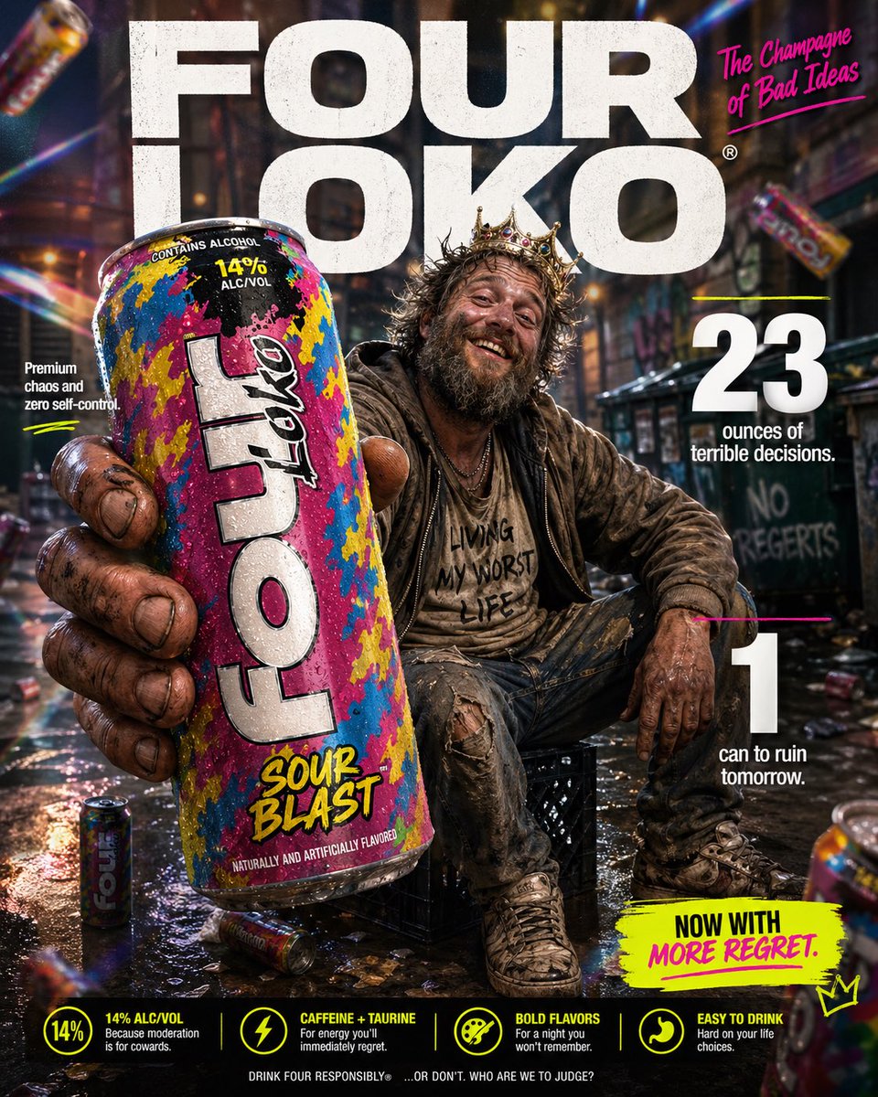 恶搞奢侈品广告 / Parody Luxury Product Advertisement，人像与摄影，霓虹、人像、城市视觉，案例输出图 1