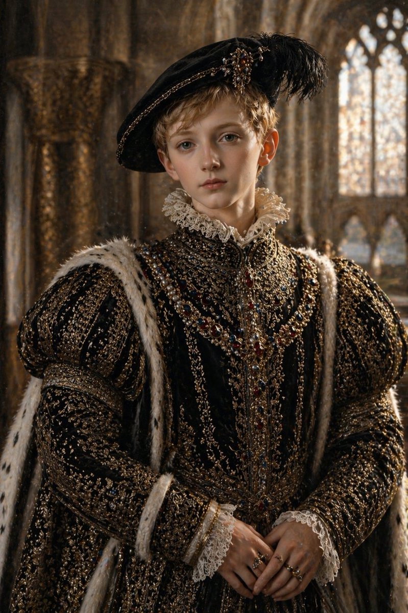 Cinematic Tudor Noble Portrait，人像与摄影，人像、电影感、人像与摄影，案例输出图 1