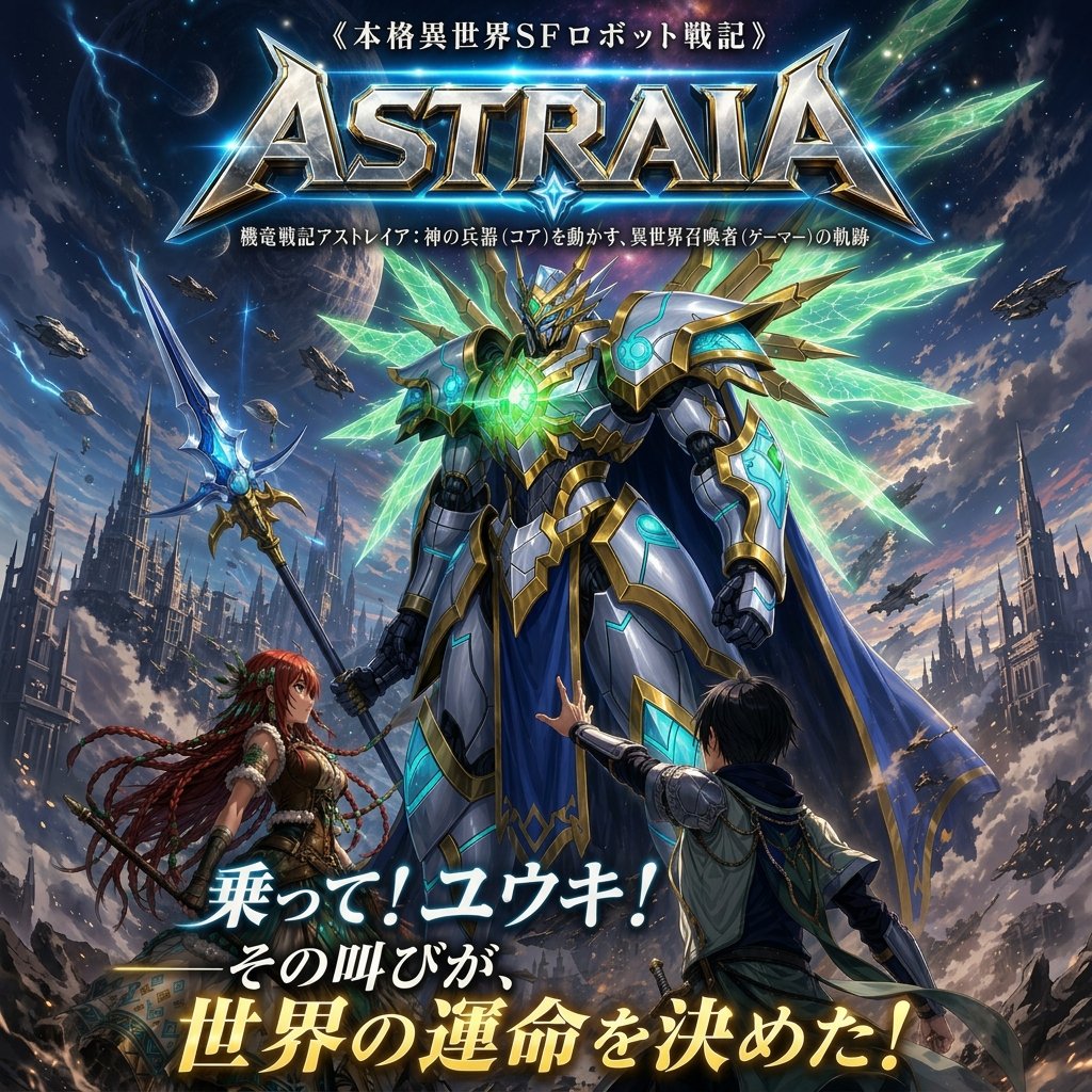 Epic Fantasy Mecha Light Novel Cover，角色设计，电影感、海报、插画，案例输出图 1