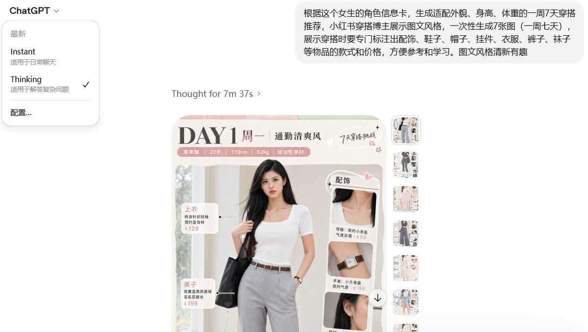 社交媒体时尚穿搭生成 / Social Media Fashion Outfit Generation，角色设计，时尚、角色、角色设计，案例输出图 1