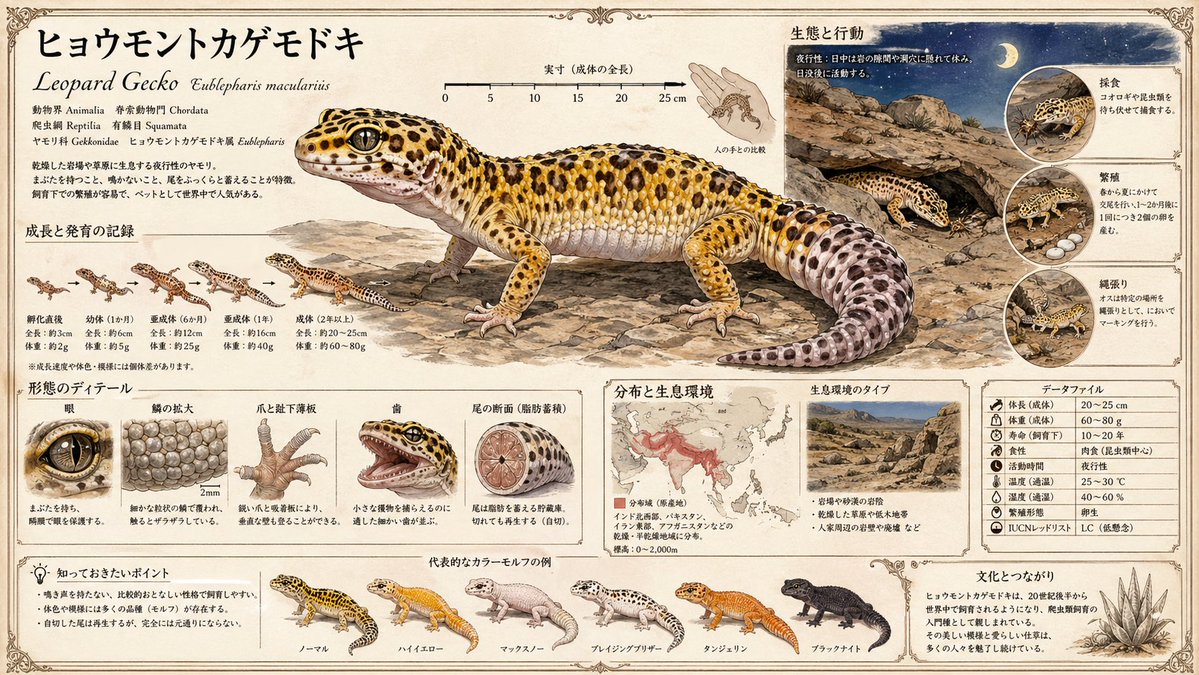 详细动物百科全书生成 / Detailed Animal Encyclopedia Generation，模型对比与社区，插画、角色、城市视觉，案例输出图 4