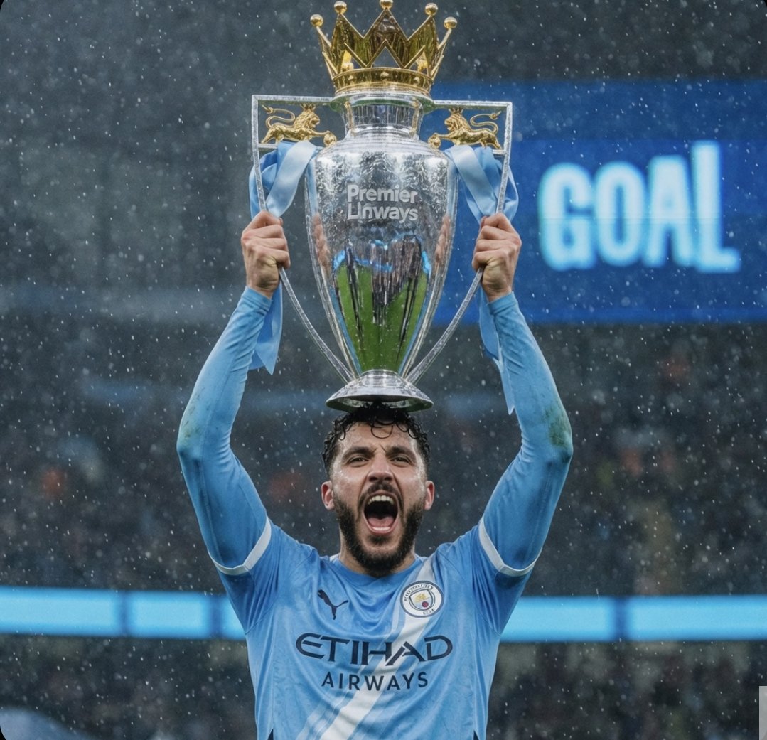 雨中英超冠军奖杯庆祝时刻 / Rainy Premier League Trophy Celebration，人像与摄影，人像、时尚、城市视觉，案例输出图 1