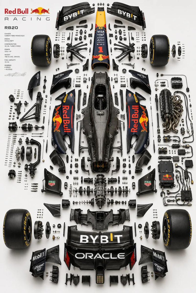 Luxury Automotive Exploded Diagram，海报与插画，海报、插画、排版，案例输出图 1