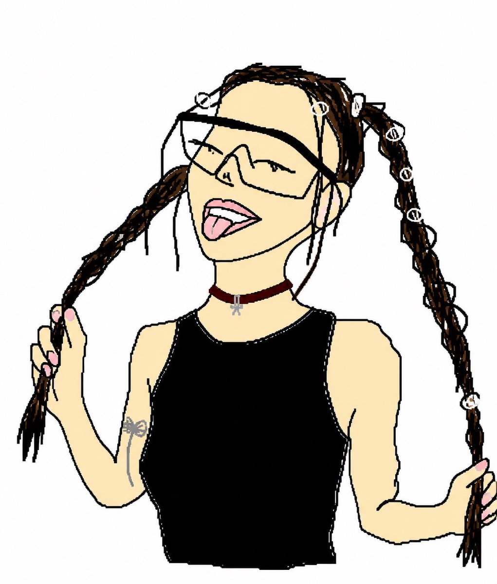 Crude MS Paint Photo Doodle，人像与摄影，人像、极简、人像与摄影，案例输出图 1