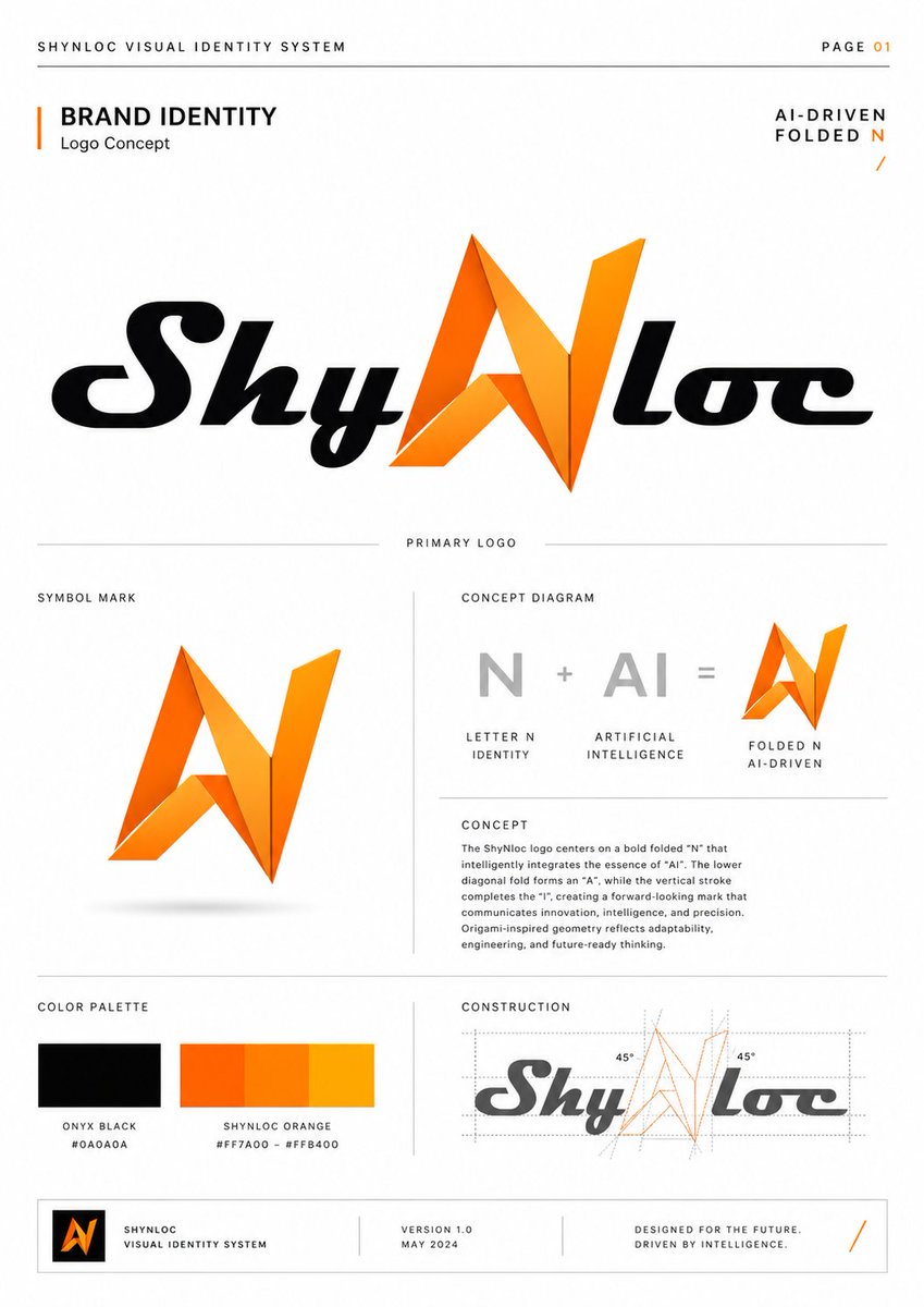 Shynloc Visual Identity Board，UI 与社交媒体截图，人像、时尚、UI，案例输出图 1