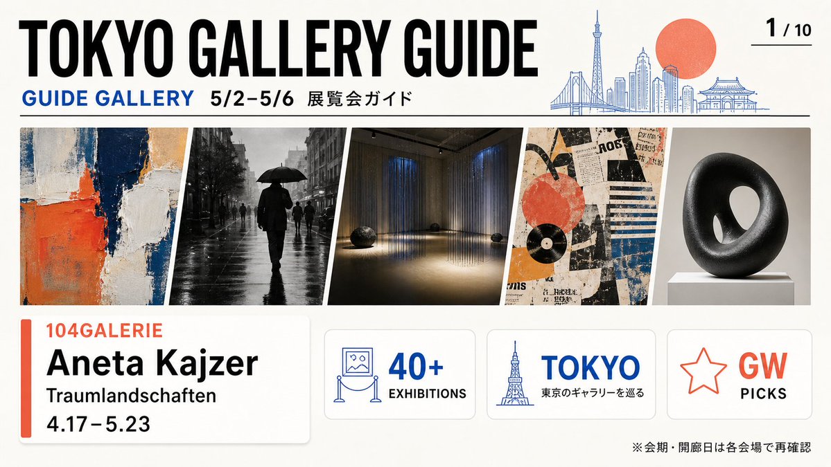 Tokyo Gallery Guide Brochure，人像与摄影，人像、时尚、海报，案例输出图 1