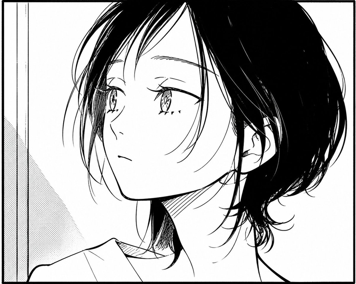 Monochrome Manga Woman Portrait，角色设计，人像、时尚、插画，案例输出图 3