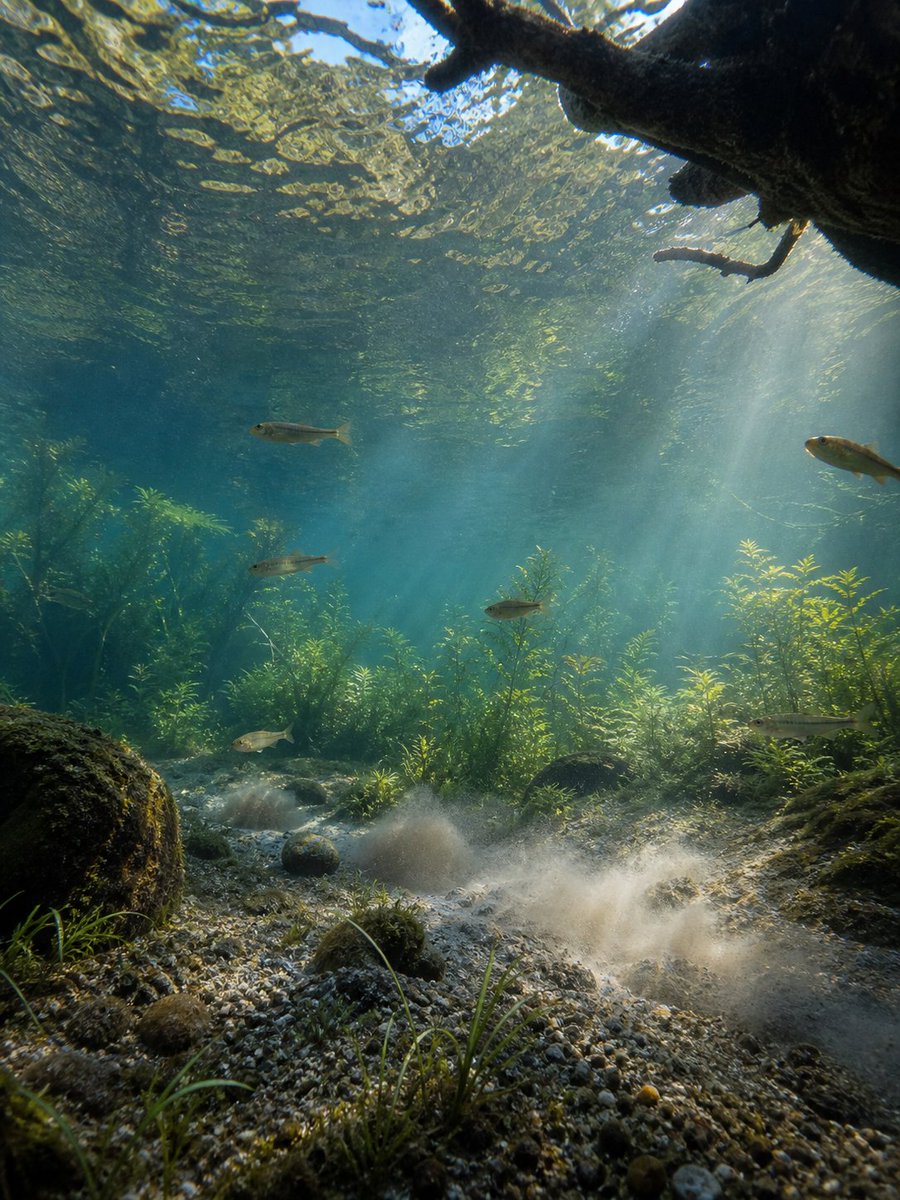水下森林溪流摄影 / Underwater Forest Stream Photography，人像与摄影，人像、信息图、品牌，案例输出图 1