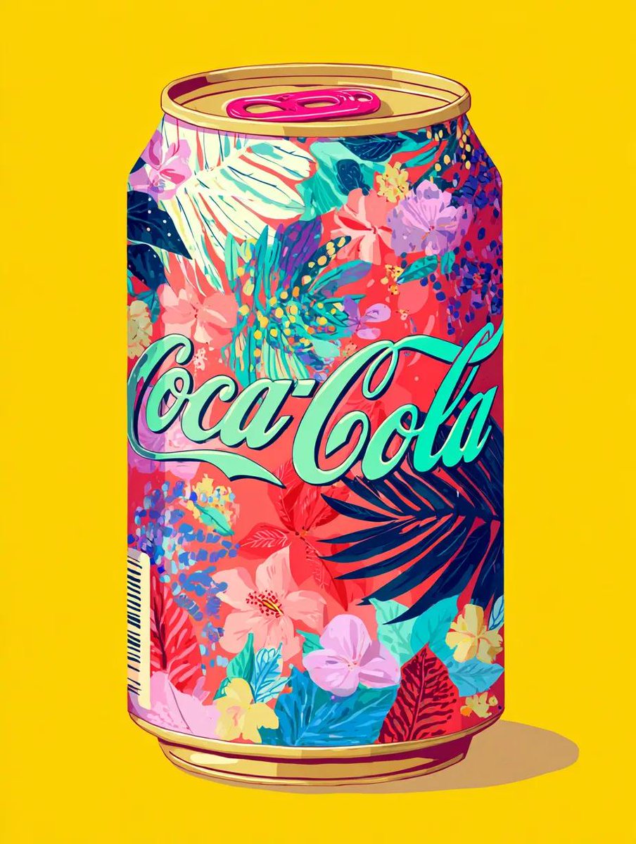 迷幻风格商业饮料摄影 / Psychedelic Commercial Beverage Photography，人像与摄影，人像、时尚、海报，案例输出图 2
