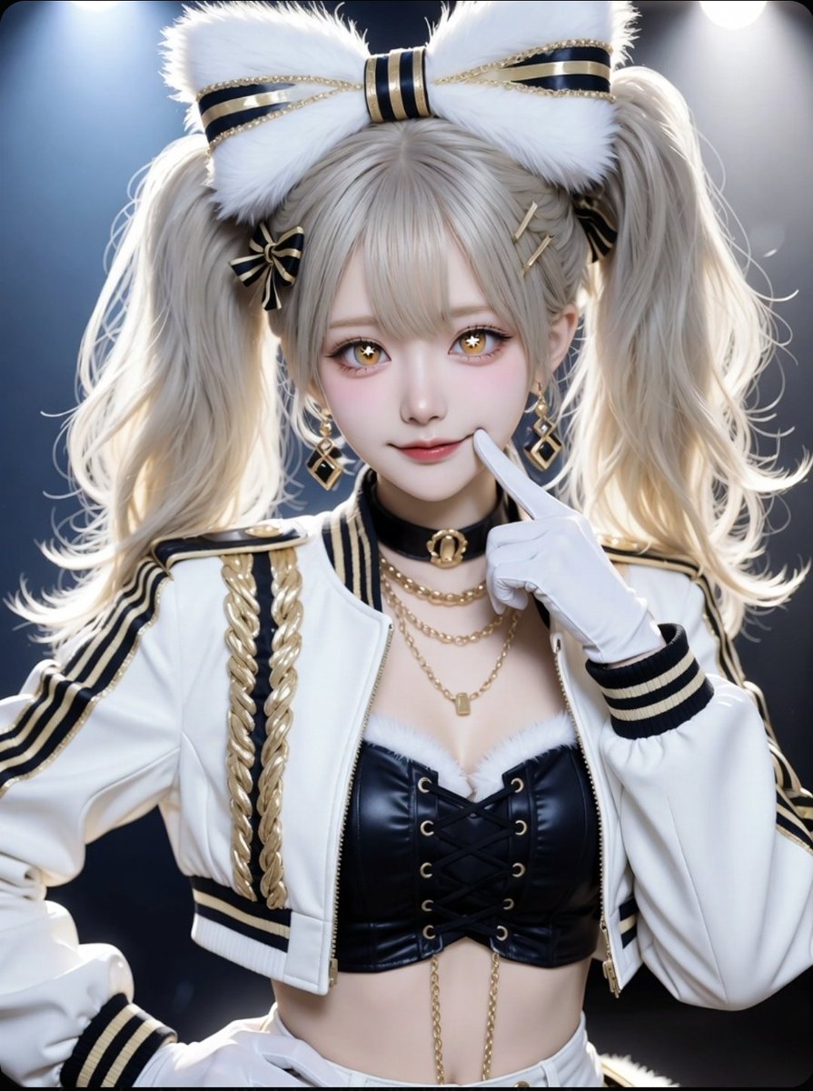 奢华偶像 Cosplay 肖像 / Luxury Idol Cosplay Portrait，角色设计，人像、时尚、角色，案例输出图 1