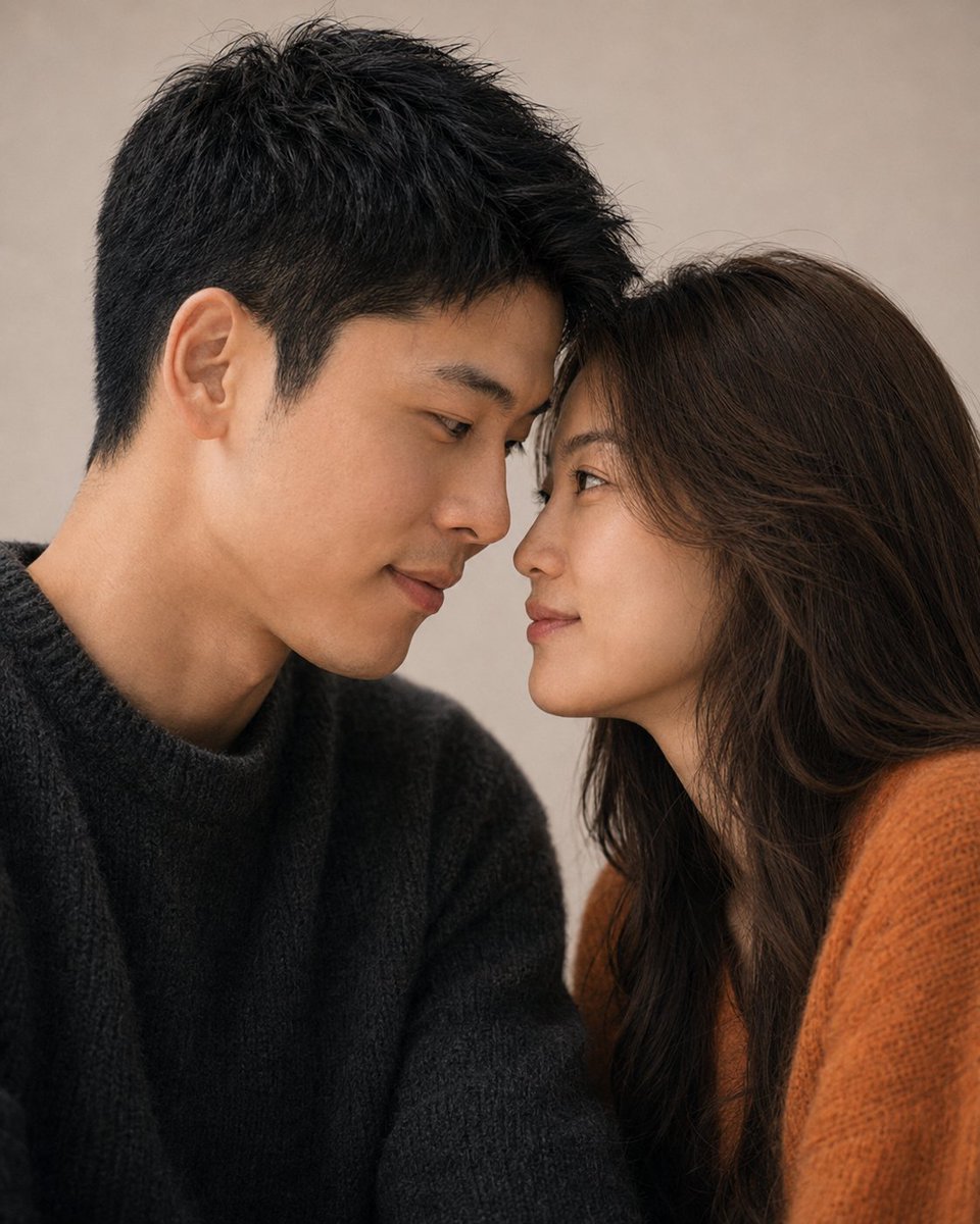 韩系杂志风情侣肖像 / Korean Magazine Style Couple Portrait，人像与摄影，人像、人像与摄影，案例输出图 3