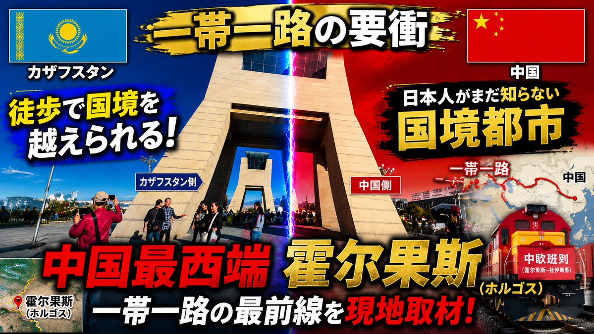 极具冲击力的边境城市 YouTube 缩略图 / Dramatic Border City YouTube Thumbnail,模型对比与社区,海报、插画、截图,案例输出图 1
