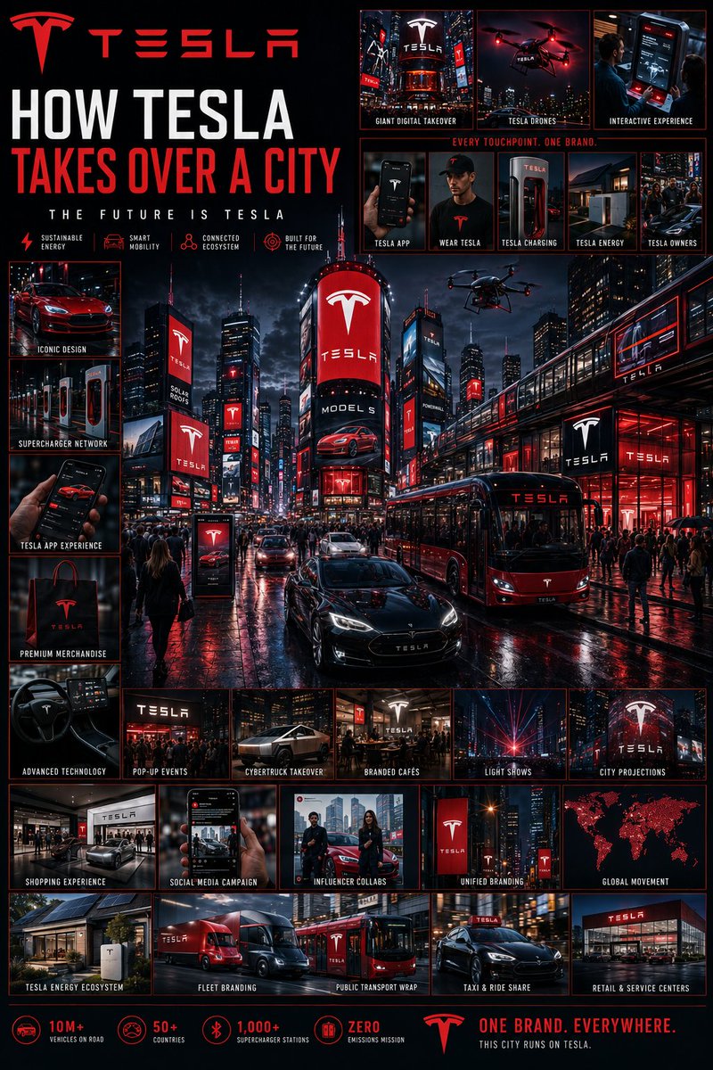 电影级品牌城市霸屏海报 / Cinematic Brand City Takeover Poster，UI 与社交媒体截图，电影感、时尚、海报，案例输出图 3
