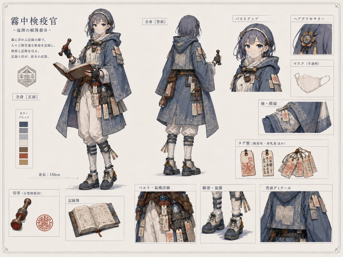 写实角色比例调整 / Realistic Character Proportion Adjustment,角色设计,角色、角色设计,案例输出图 1
