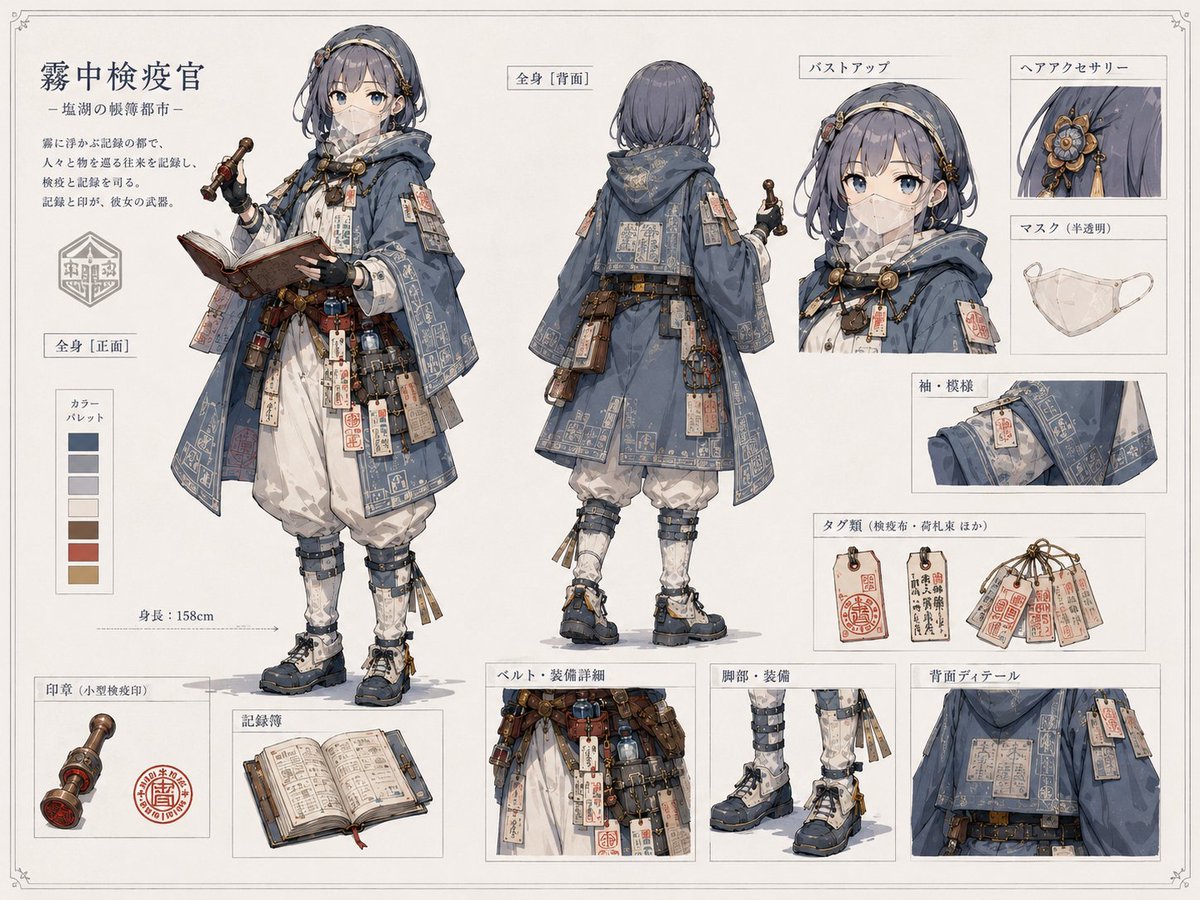 写实角色比例调整 / Realistic Character Proportion Adjustment，角色设计，角色、角色设计，案例输出图 2