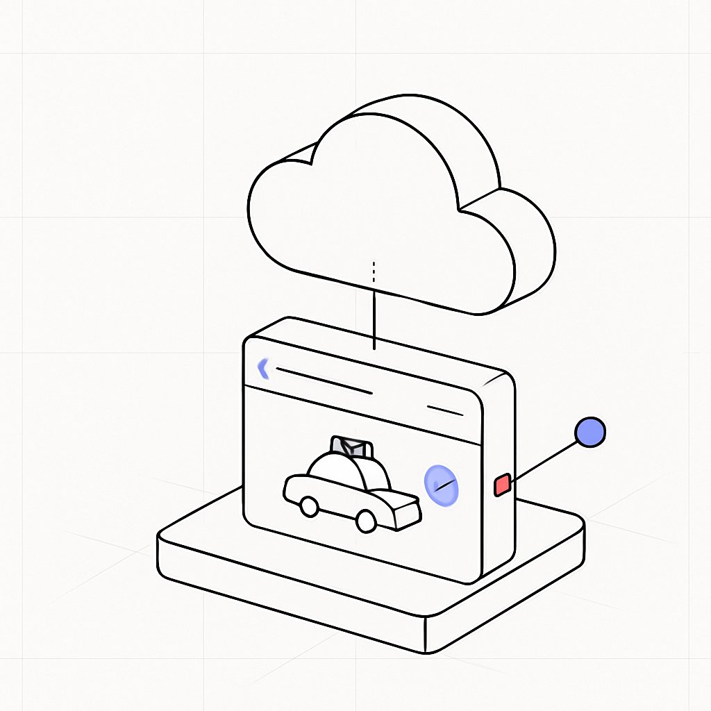 等轴测云物流 UI 图标 / Isometric Cloud Logistics UI Icon，UI 与社交媒体截图，插画、UI、截图，案例输出图 1