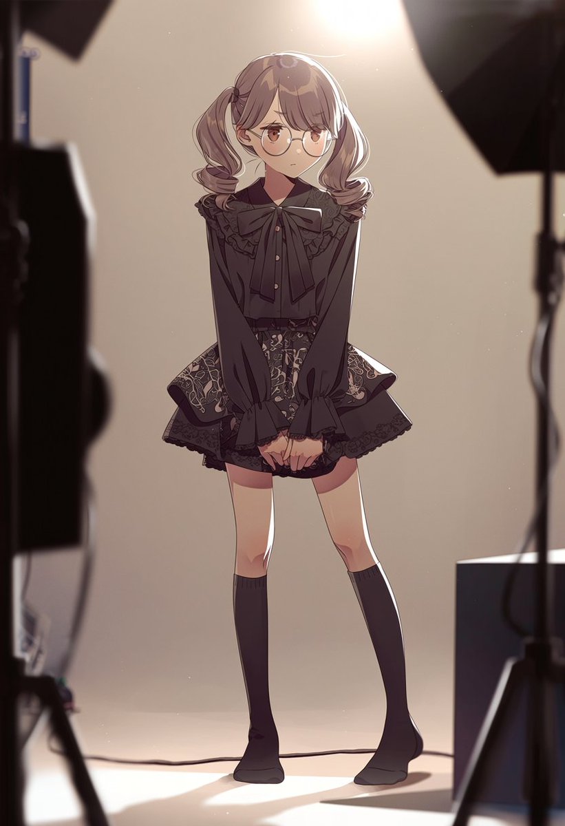 动漫工作室摄影风格转换 / Anime Studio Photoshoot Transformation，角色设计，电影感、时尚、插画，案例输出图 1