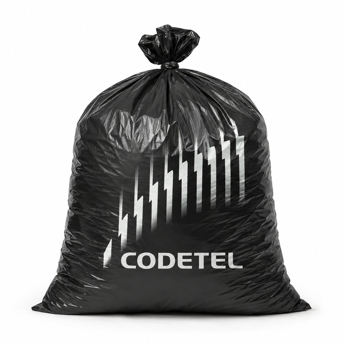 定制品牌黑色塑料袋 / Custom Branded Black Plastic Bag，人像与摄影，人像、极简、产品图，案例输出图 1