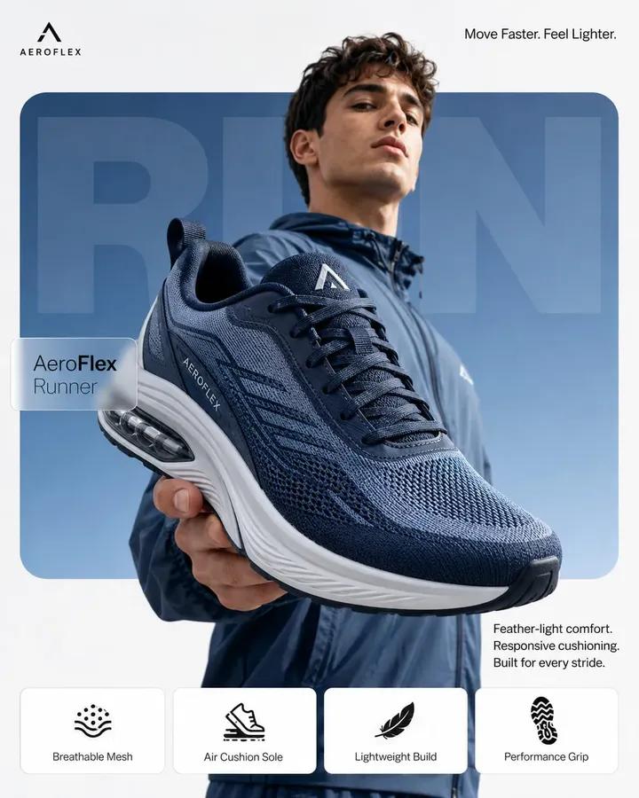 高端产品营销海报 / Premium Product Campaign Poster，人像与摄影，人像、海报、产品图，案例输出图 2