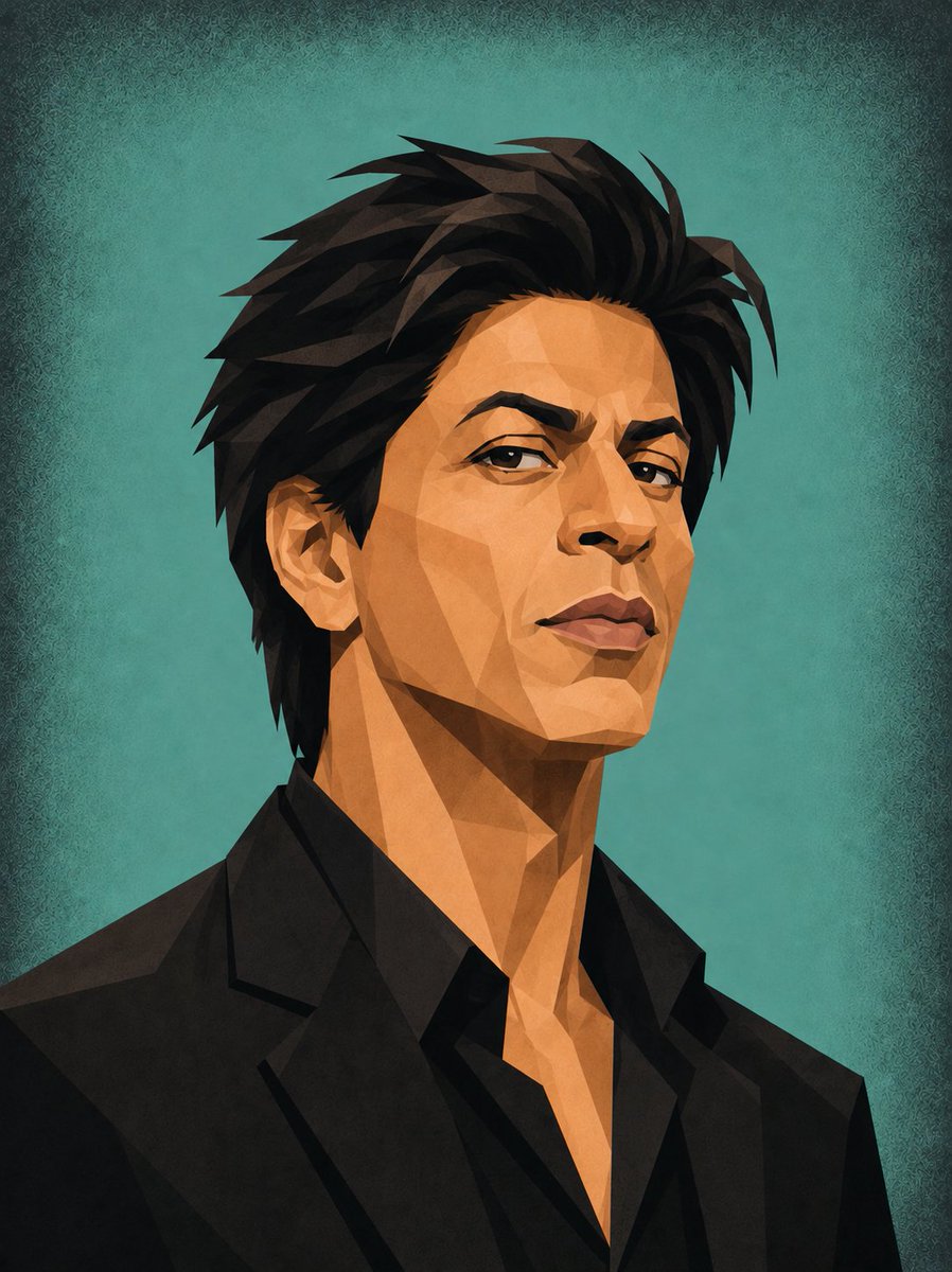 低多边形几何名人漫画 / Low-Poly Geometric Celebrity Caricatures，角色设计，人像、电影感、时尚，案例输出图 2