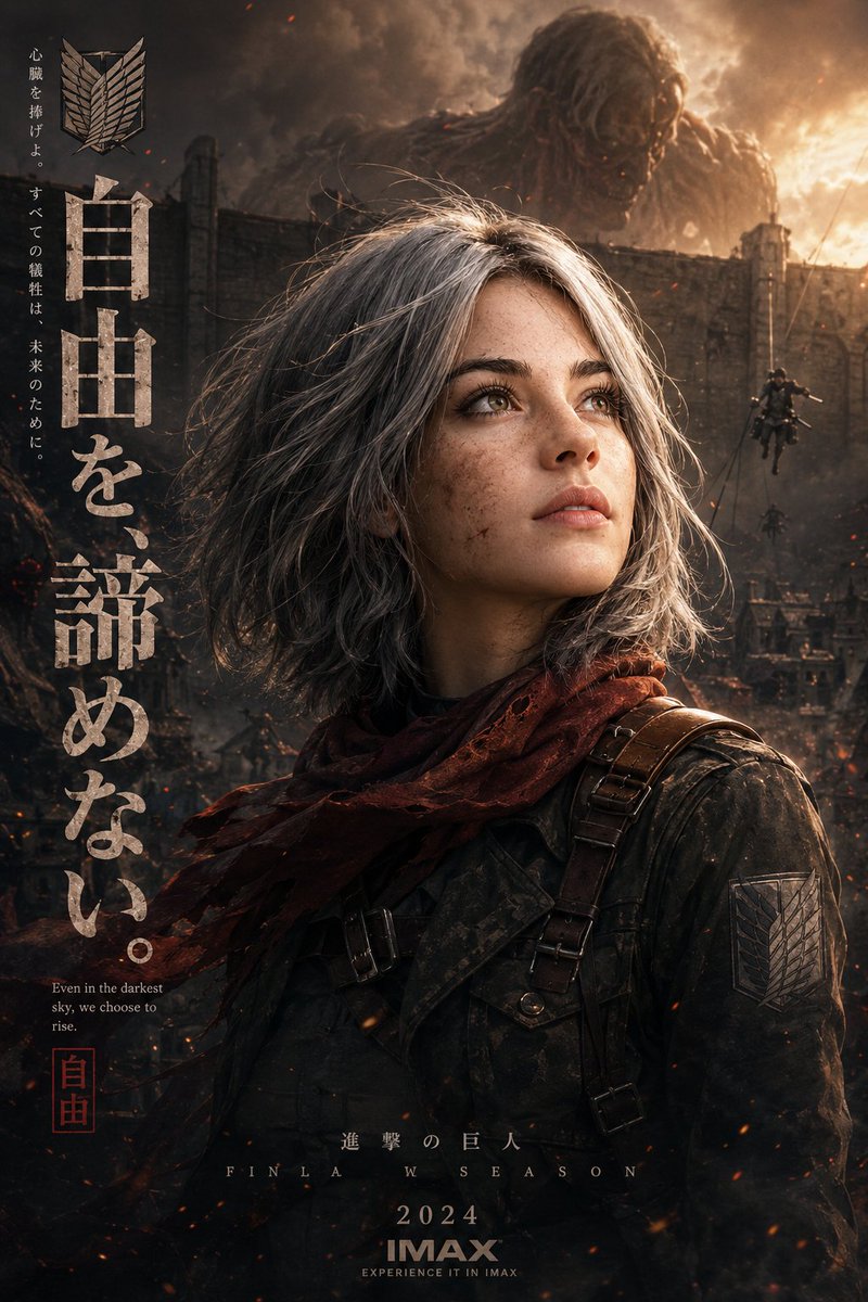 将照片转化为史诗级动漫电影海报 / Epic Anime Movie Poster from Photo,角色设计,35mm、电影感、时尚,案例输出图 1