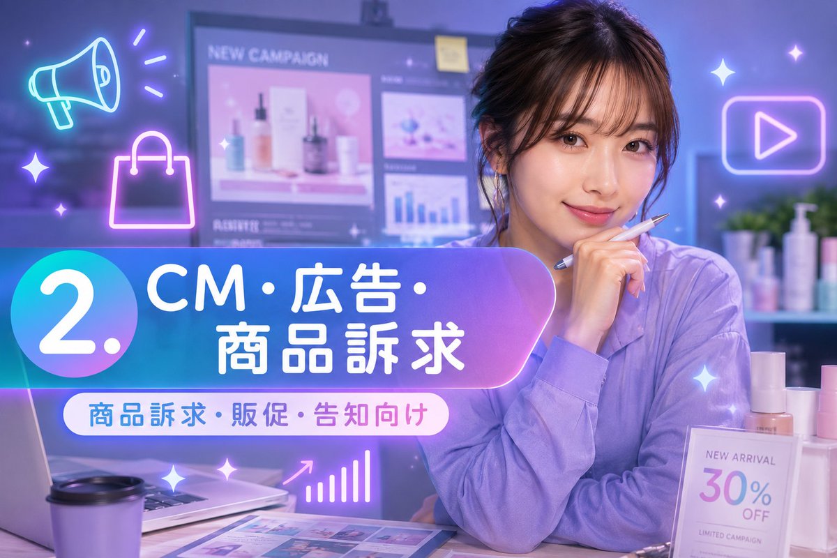 日式霓虹营销缩略图 / Japanese Neon Marketing Thumbnail，人像与摄影，霓虹、人像、电影感，案例输出图 1