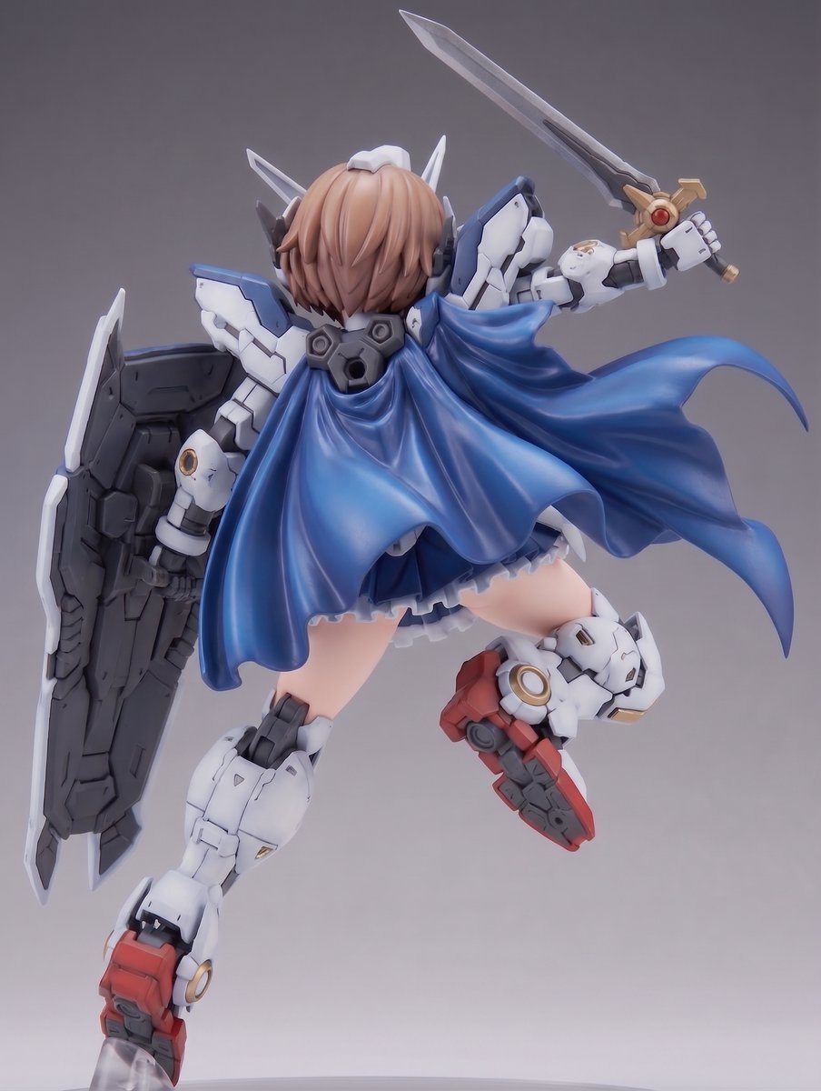 机甲少女手办产品渲染 / Mecha Girl Figure Product Render，角色设计，角色、二次元、产品图，案例输出图 2