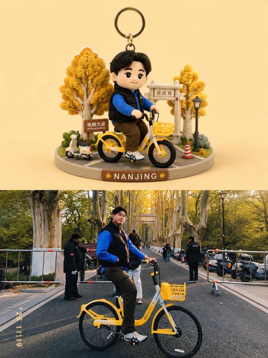 玩具钥匙扣与现实生活对比 / Toy Keychain vs Real Life Comparison，模型对比与社区，电影感、角色、二次元，案例输出图 2