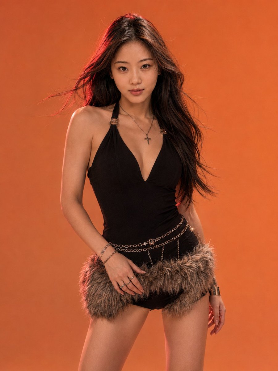 高端摄影棚时尚肖像 / High-End Studio Fashion Portrait，角色设计，人像、时尚、角色，案例输出图 3