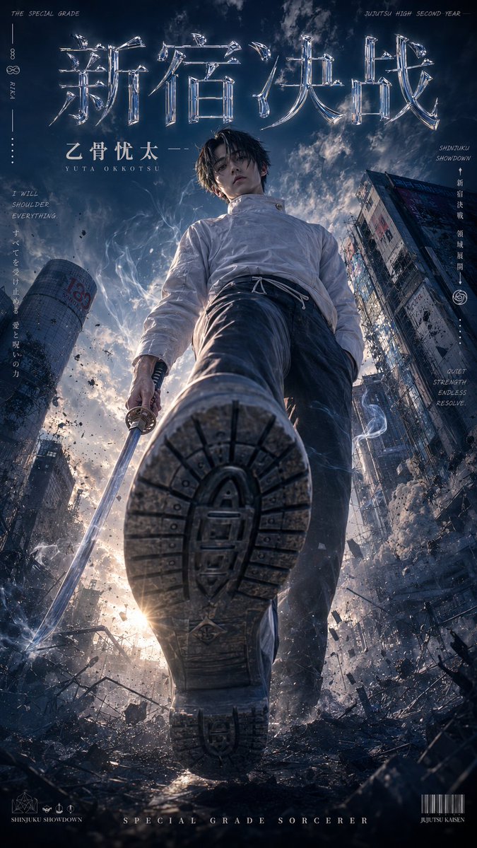 真人版动漫电影海报 / Live-Action Anime Movie Poster，角色设计，电影感、海报、插画，案例输出图 4