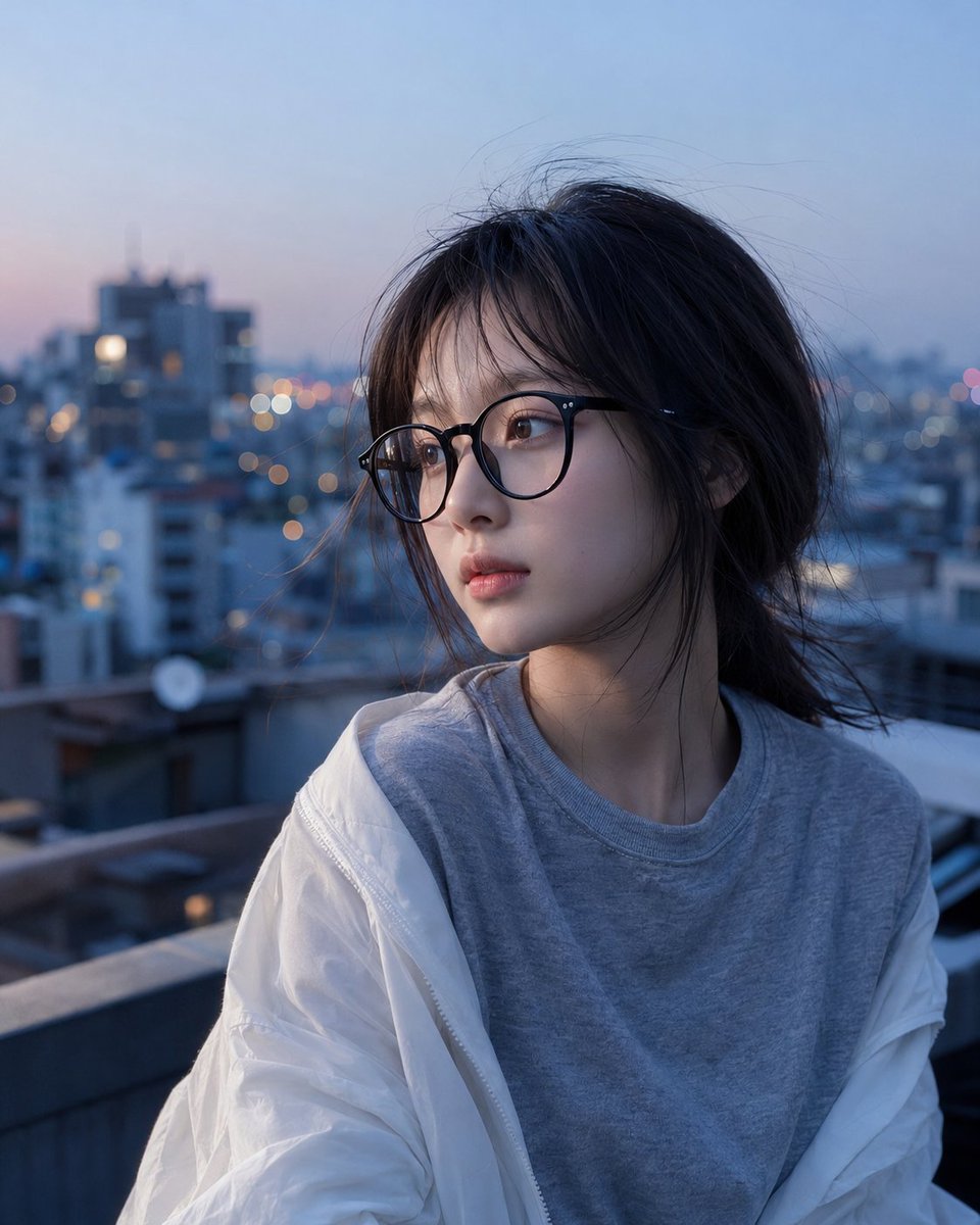 带隐私遮挡的舒适窗边肖像 / Cozy Window Portrait With Privacy Block，人像与摄影，人像、竖版、人像与摄影，案例输出图 2