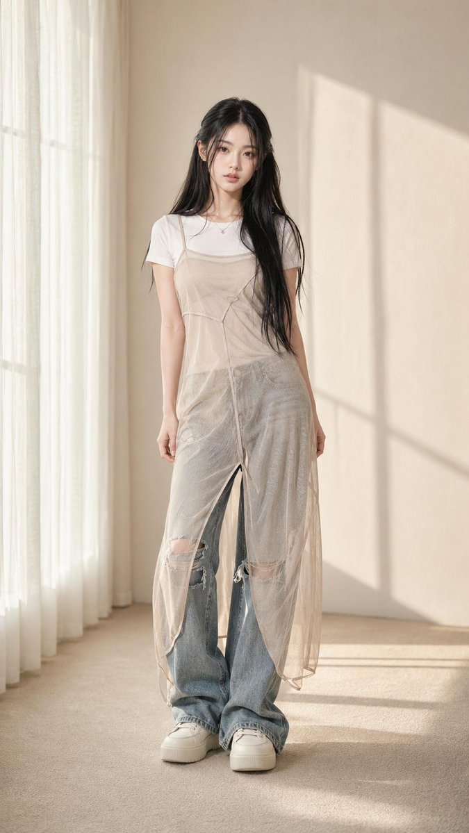 韩系时尚杂志人像 / Korean Editorial Fashion Portrait，人像与摄影，人像、电影感、时尚，案例输出图 4