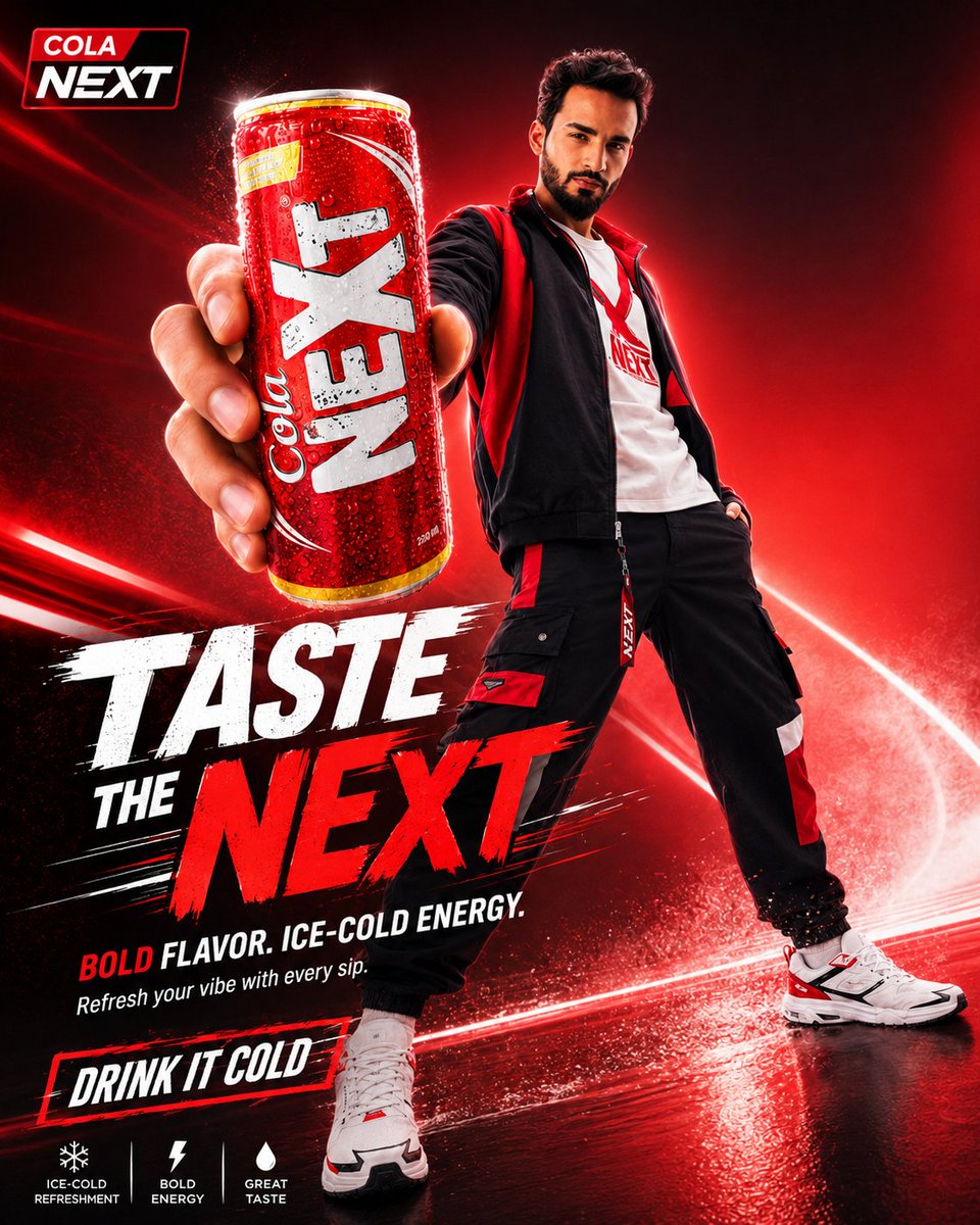 饮料品牌户外广告活动 / Beverage Brand Billboard Campaign，人像与摄影，人像、时尚、排版，案例输出图 1