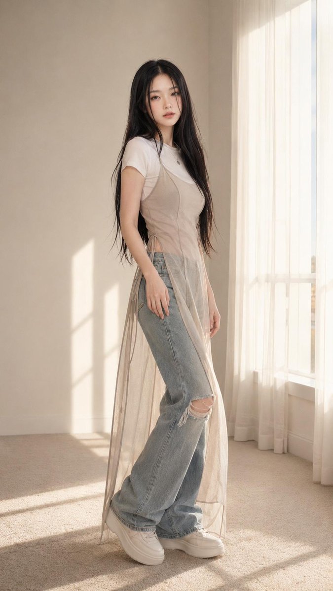 韩系时尚杂志人像 / Korean Editorial Fashion Portrait，人像与摄影，人像、电影感、时尚，案例输出图 3