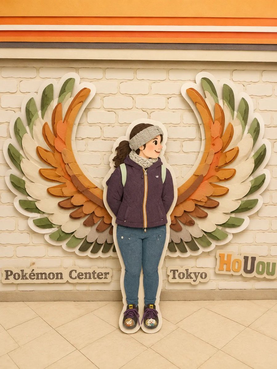 日式纸艺场景 / Japanese Paper Craft Art Scenes,角色设计,插画、角色、二次元,案例输出图 1