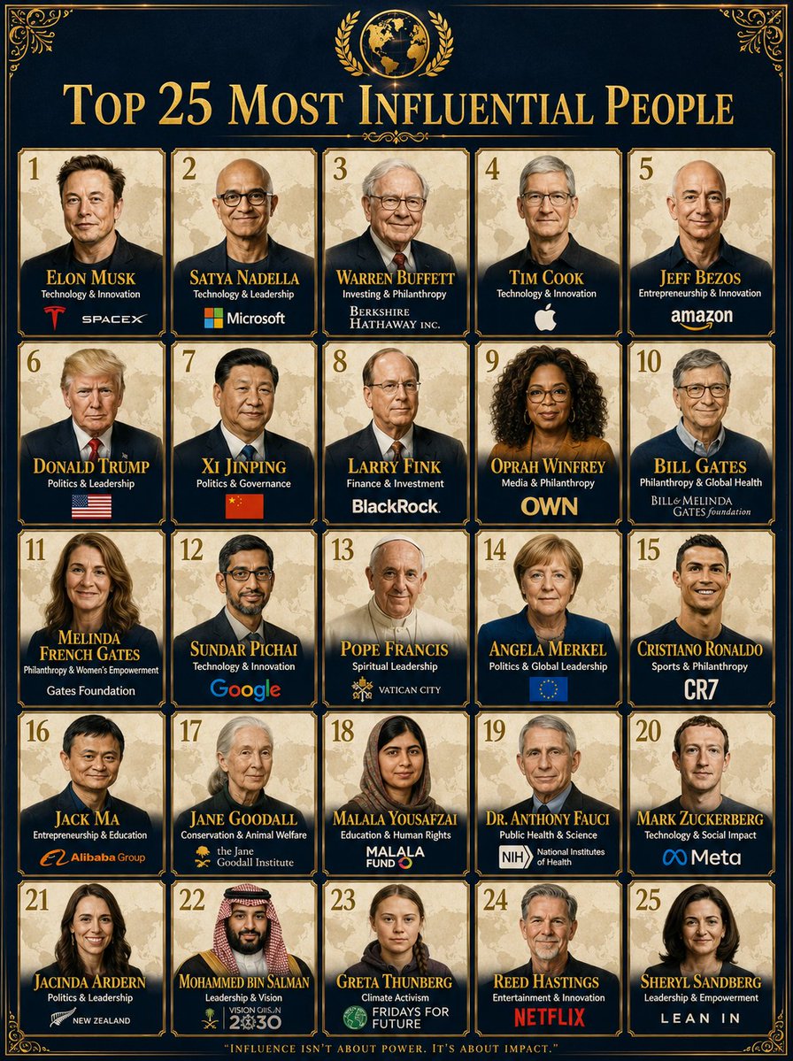 专业信息图表：影响力人物海报 / Professional Infographic Influential People Poster，人像与摄影，人像、时尚、海报，案例输出图 1
