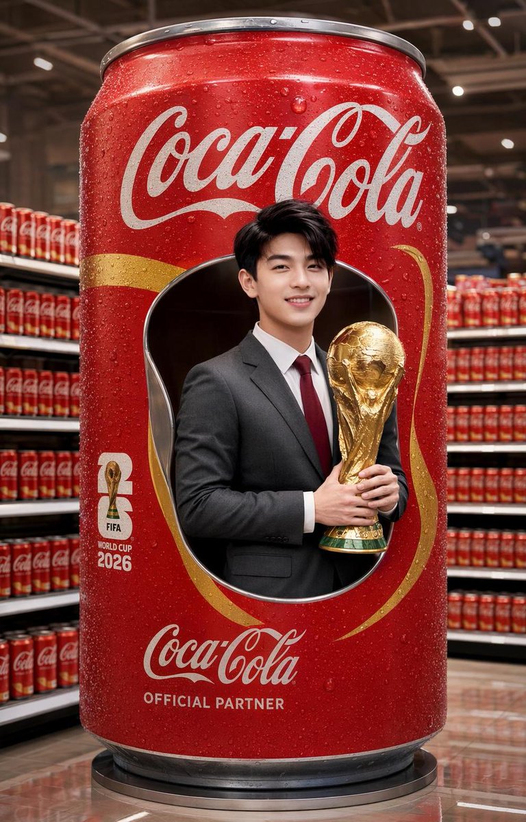 超写实商业汽水罐广告 / Hyper-Realistic Commercial Soda Can Advertisement，人像与摄影，人像、电影感、产品图，案例输出图 1