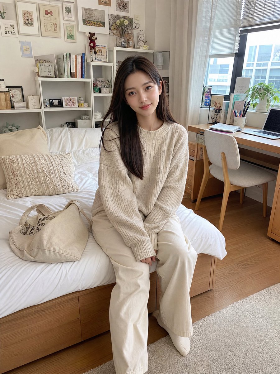 温馨公寓生活快照 / Cozy Apartment Lifestyle Snapshot，角色设计，人像、电影感、角色，案例输出图 3