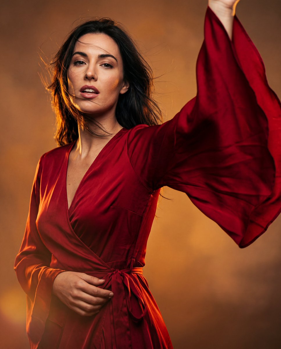 具有风动感的时尚杂志人像 / Editorial Fashion Portrait with Wind Motion，人像与摄影，人像、电影感、时尚，案例输出图 2