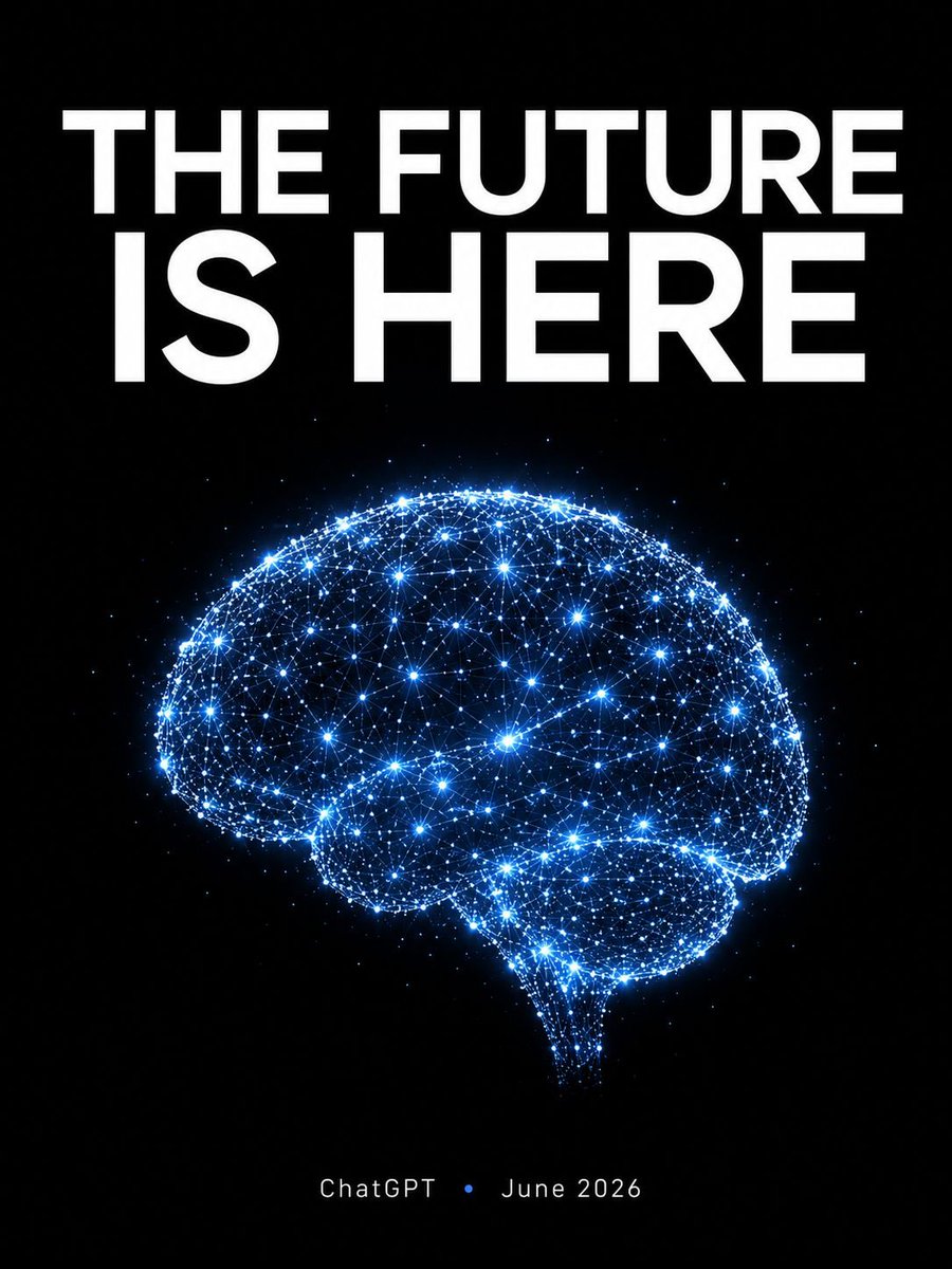 2026 年未来感 AI 科技海报 / Futuristic AI 2026 Tech Poster，UI 与社交媒体截图，霓虹、人像、海报，案例输出图 2