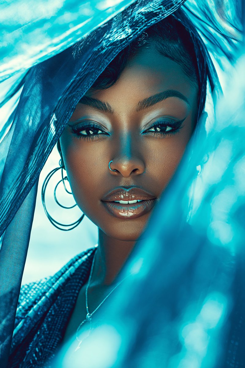 奢华魅力美妆人像 / Luxury Glam Beauty Portrait，人像与摄影，人像、电影感、时尚，案例输出图 2