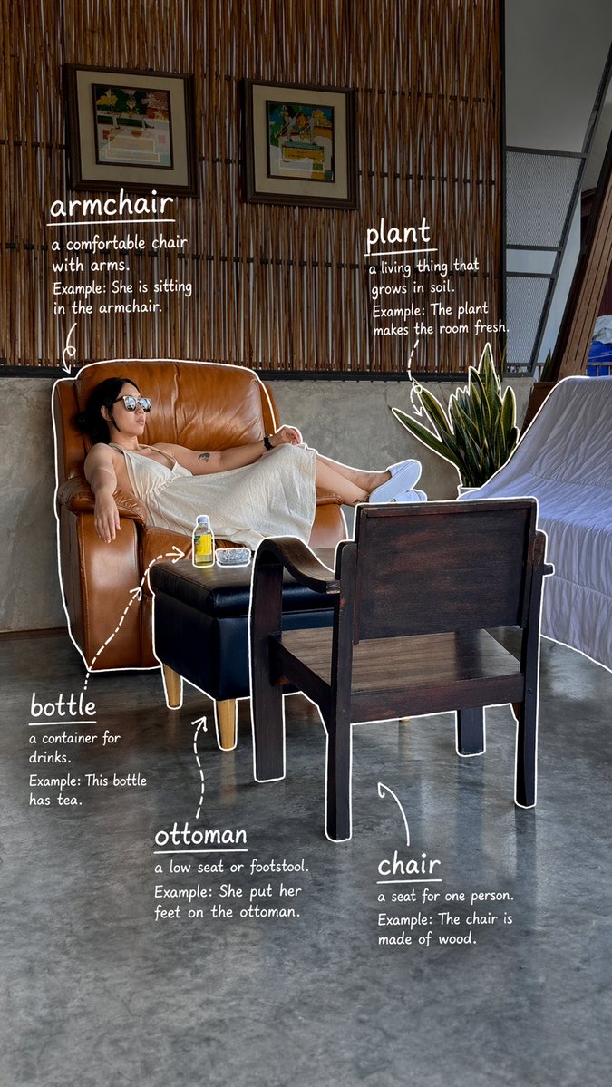 照片上的手写英语单词笔记 / Photo Handwritten English Notes，人像与摄影，人像、插画、极简，案例输出图 1