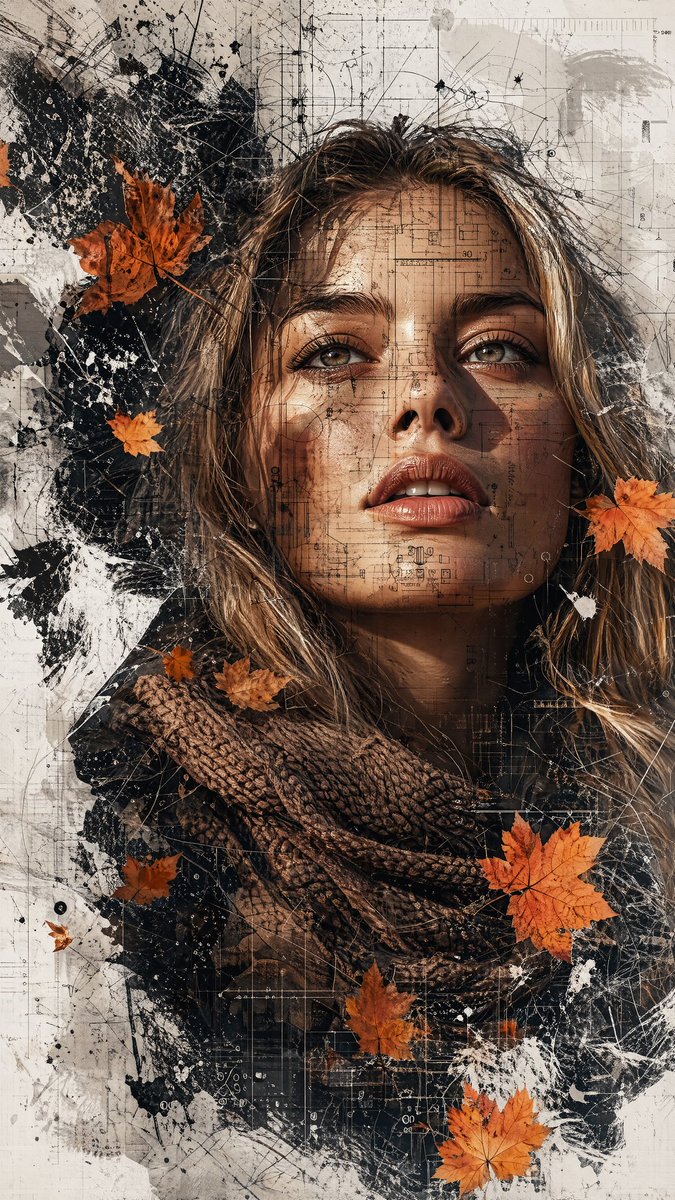 超现实电影感视觉大片 / Surreal Cinematic Visual Blockbuster，人像与摄影，人像、电影感、时尚，案例输出图 1