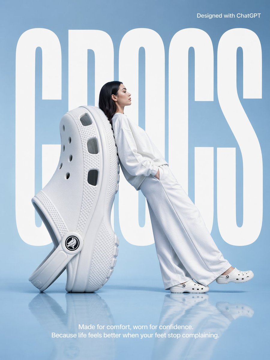 超现实巨型洞洞鞋时尚大片 / Surreal Giant Crocs Fashion，人像与摄影，人像、时尚、海报，案例输出图 1
