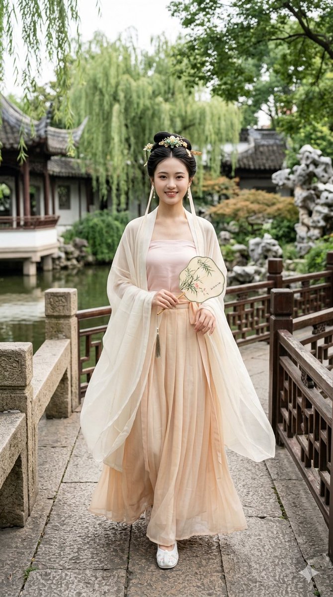 淡紫宋风汉服绝美网红 / Light Purple Song Hanfu Beauty，人像与摄影，人像、竖版、人像与摄影，案例输出图 2