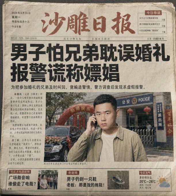 沙雕日报奇葩头版新闻图 / Bizarre Front Page News Shadiao Daily，角色设计，角色、角色设计，案例输出图 2